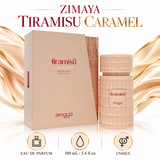 Tiramisu Caramel by Zimaya 3.4 Oz Eau De Parfum Spray In Box for Women