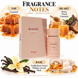 Tiramisu Caramel by Zimaya 3.4 Oz Eau De Parfum Spray In Box for Women