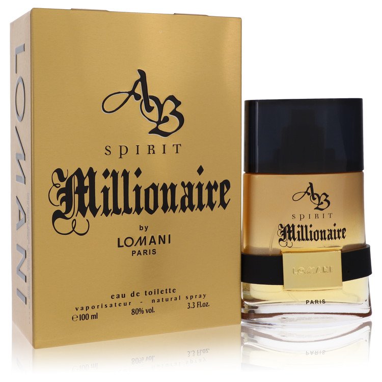 Spirit Millionaire by Lomani Eau De Toilette Spray 3.3 oz for Men - Premium Designer Fragrance – Available at AAA Beauty