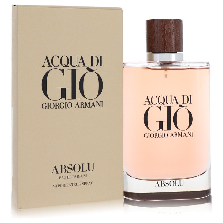 Acqua Di Gio Absolu by Giorgio Armani 4.2 Oz Eau De Parfum Spray for Men