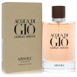 Acqua Di Gio Absolu by Giorgio Armani 4.2 Oz Eau De Parfum Spray In Box for Men