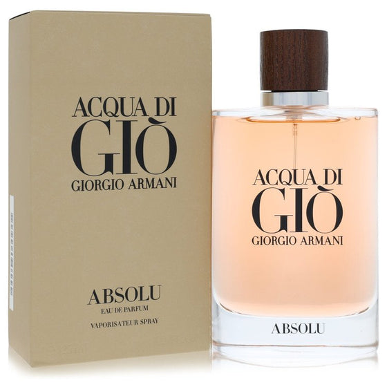 Acqua Di Gio Absolu by Giorgio Armani 4.2 Oz Eau De Parfum Spray In Box for Men