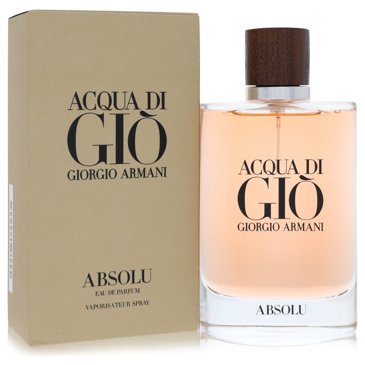 Acqua Di Gio Absolu by Giorgio Armani 4.2 Oz Eau De Parfum Spray for Men