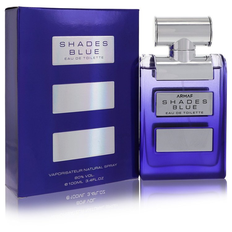 Shades Blue by Armaf 3.4 Oz Eau De Toilette for Men