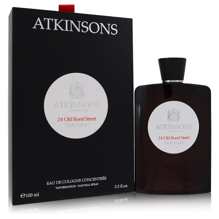 24 Old Bond Street Triple Extract by Atkinsons 3.3 Oz Eau De Cologne Concentree Spray for Men