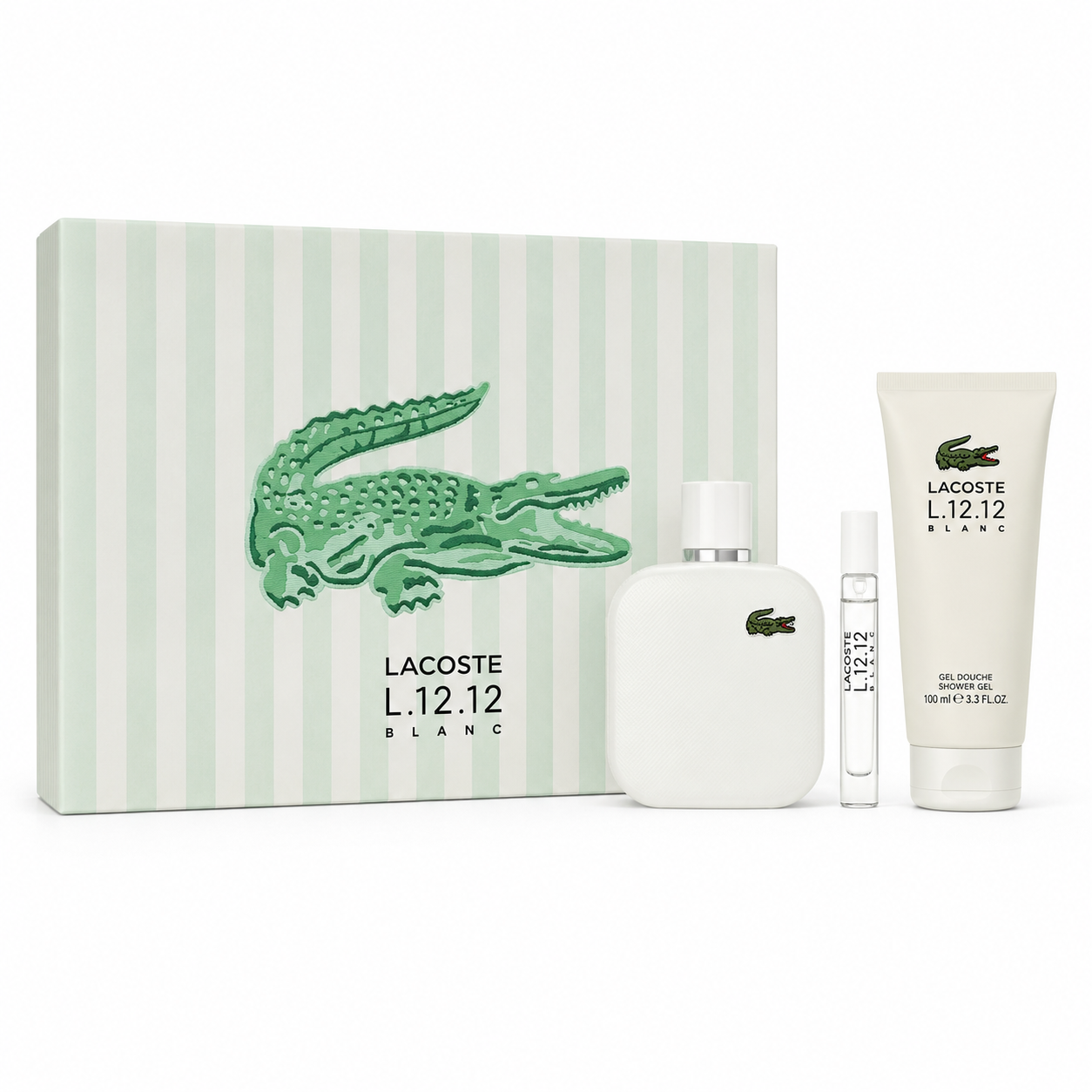 Lacoste Blanc 3 pc Gift Set for Men