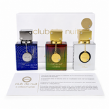Club De Nuit Trio Iconic, Imperiale, Untold / Ea by Armaf 1.0 Oz for Men 3 Pc Set