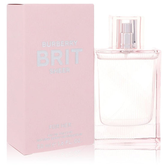 Burberry Brit Sheer by Burberry 1.6 Oz Eau De Toilette Spray In Box for Women