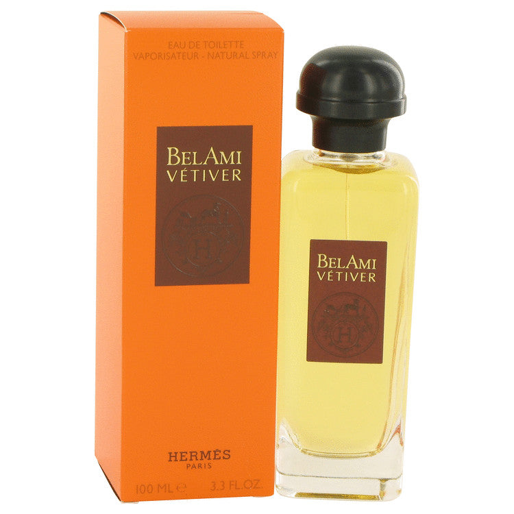 Bel Ami Vetiver by Hermes 3.3 Oz Eau De Toilette Spray for Men