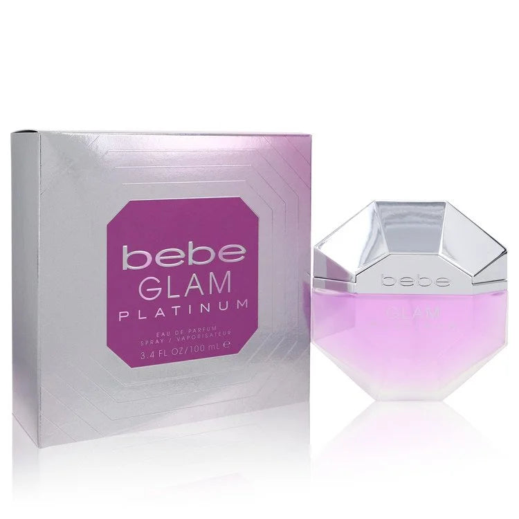 Bebe Glam Platinum by Bebe 3.4 Oz Eau De Parfum Spray for Women