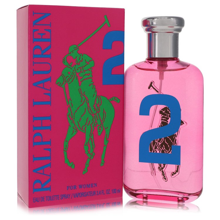 Ralph Lauren Polo Big Pony # 2 Pink Eau De Toilette Spray 3.4 Oz - Perfume