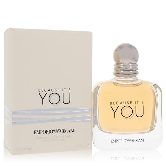 Emporio Armani Because It's You by Giorgio Armani 3.3 Oz Eau De Parfum for Women
