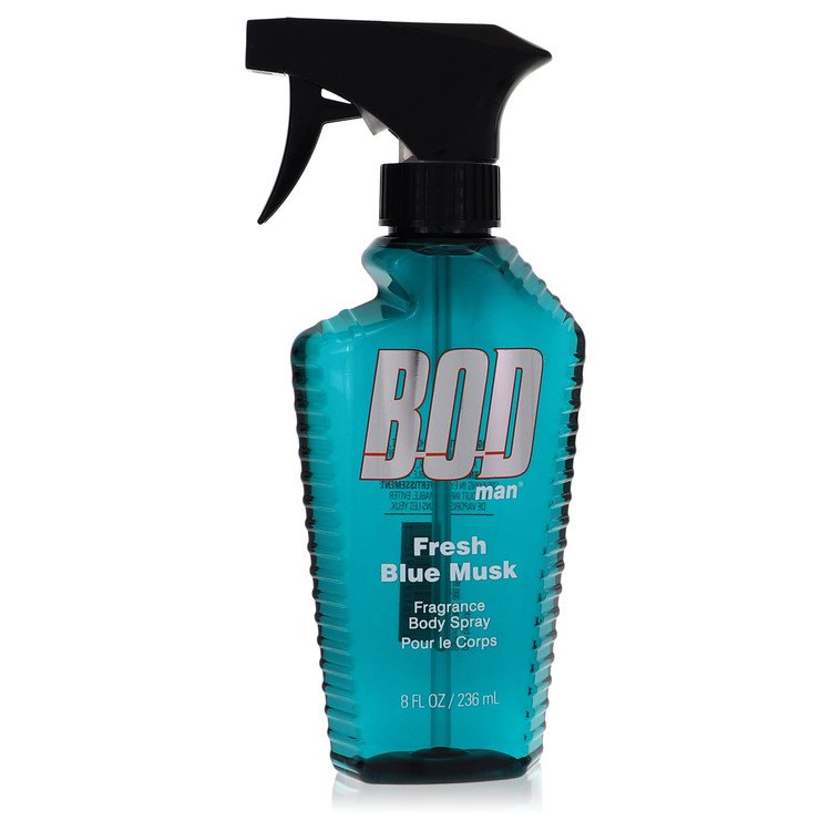 Bod Man Fresh Blue Musk by Parfums De Coeur 8 Oz Body Spray for Men