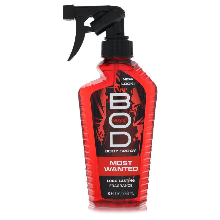 Bod Man Most Wanted by Parfums De Coeur 8 Oz Fragrance Body Spray for Men
