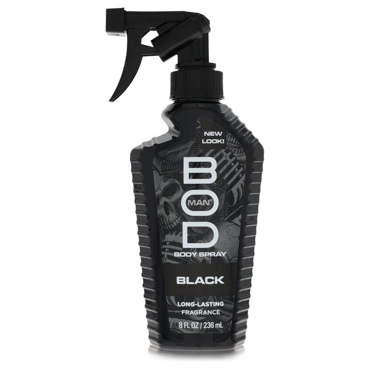 Bod Man Black by Parfums De Coeur 8 Oz Body Spray for Men