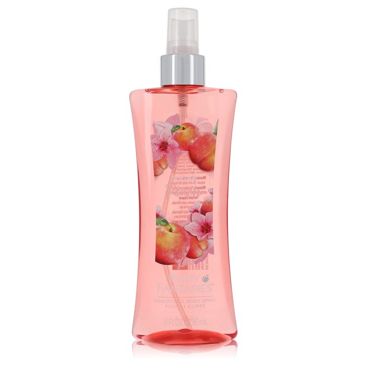 Body Fantasies Signature Sugar Peach by Parfums De Coeur 8 Oz Body Spray for Women