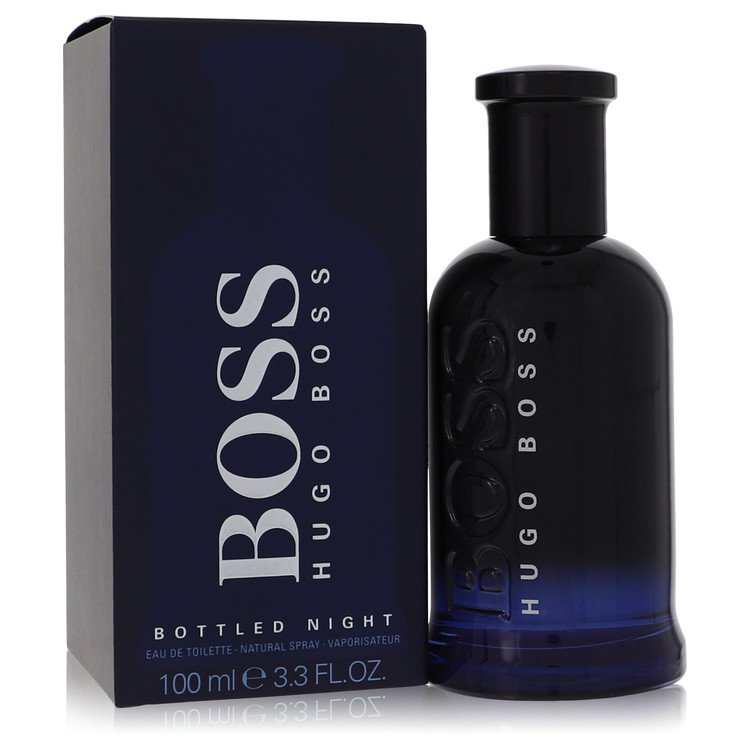 Boss Bottled Night By Hugo Boss Cologne 3.3 Oz Eau De Toilette Spray For Men - Box