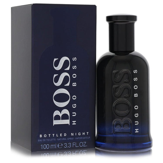 Boss Bottled Night by Hugo Boss 3.3 Oz Eau De Toilette Spray In Box for Men