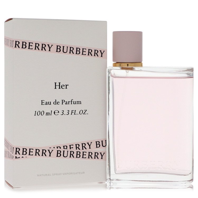 Burberry Her By Burberry Perfume 3.3 Oz Eau De Parfum Spray For Women - Box