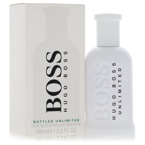 Boss Bottled Unlimited by Hugo Boss 3.3 Oz Eau De Toilette Spray In Box for Men