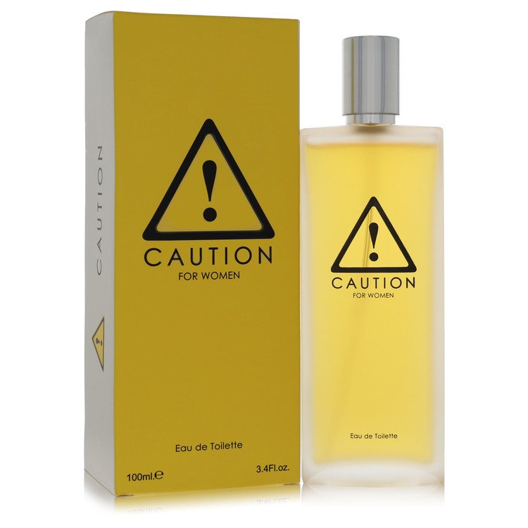 Caution by Kraft 3.4 Oz Eau De Toilette Spray for Men