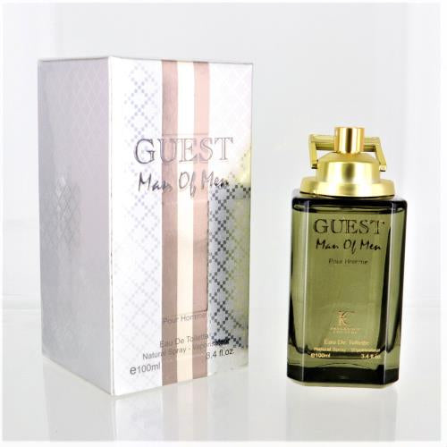 Guest Man Of Men By Fragrance Couture Cologne 3.4 Oz Eau De Toilette Spray For Men - Box