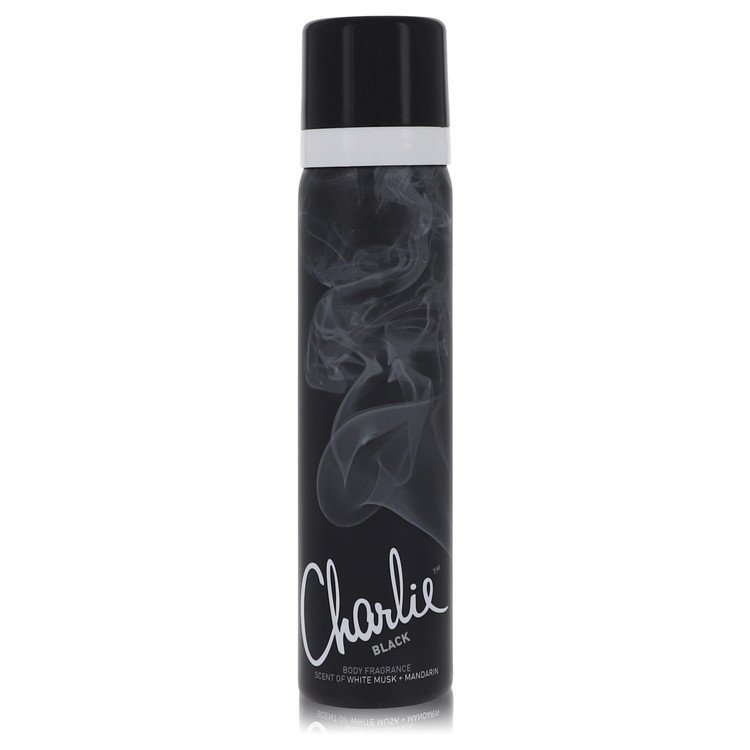 Charlie Black by Revlon 2.5 Oz Body Fragrance Spray for Women