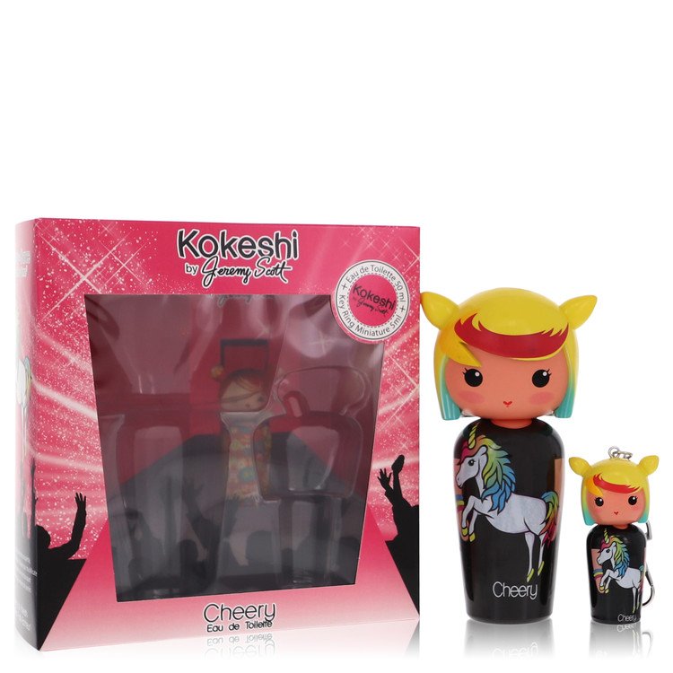 Kokeshi Cheery by Kokeshi 1.7 Oz Eau De Toilette Spray + Free Key Ring Mini Eau De Toilette Spray for Women
