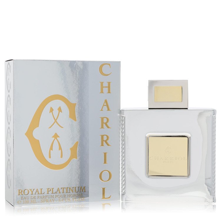 Charriol Royal Platinum by Charriol 3.4 Oz Eau De Parfum Spray for Men
