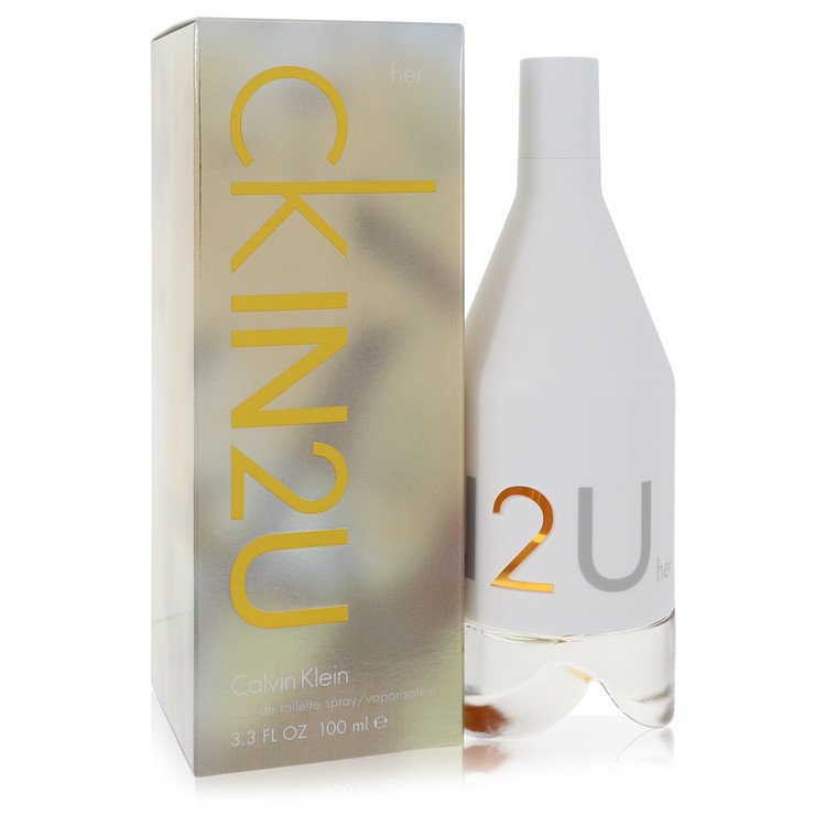 In 2 U by Calvin Klein 3.4 Oz Eau De Toilette Spray for Women