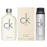 Ck One 2 Pc Set EDT Spray 3.4, Sg 3.4 Oz Cologne by Calvin Klein for Men