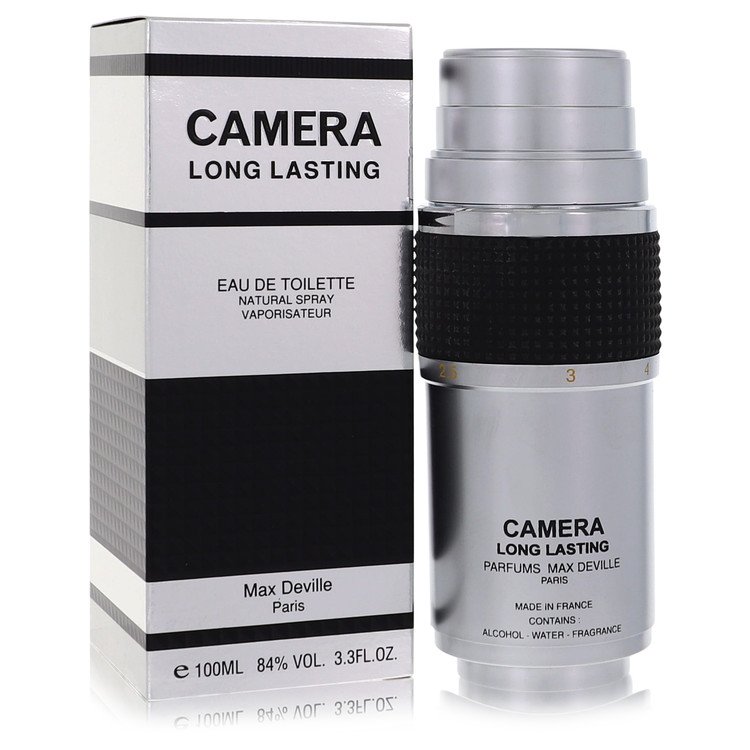 Camera Long Lasting by Max Deville 3.4 Oz Eau De Toilette Spray for Men