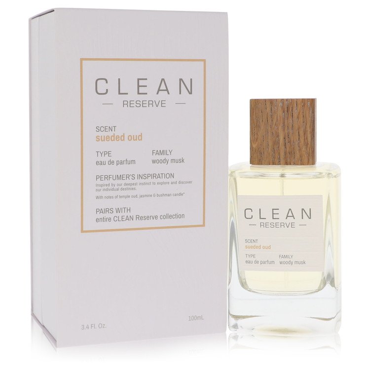 Clean Sueded Oud by Clean 3.4 Oz Eau De Parfum Spray for Women