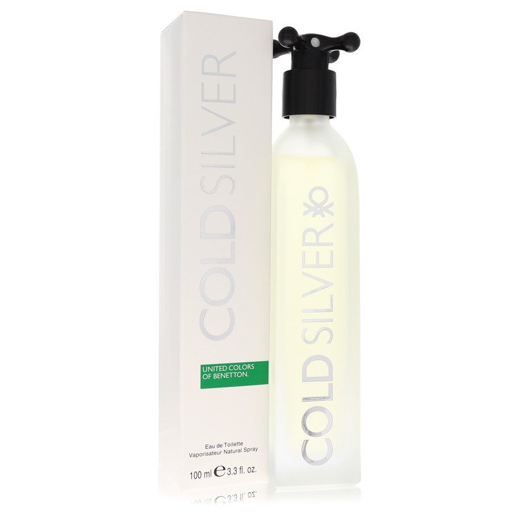 Cold Silver by Benetton 3.3 Oz Eau De Toilette Spray for Men