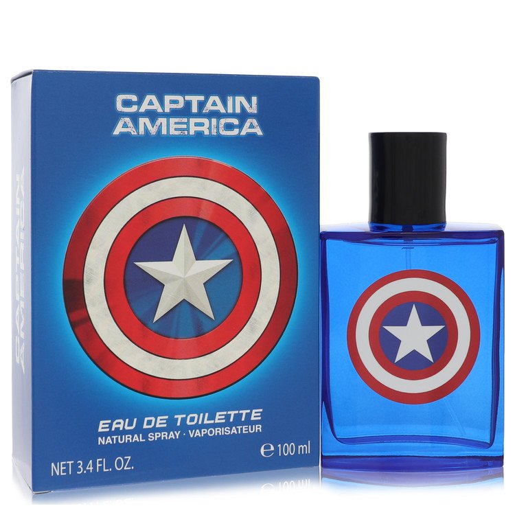 Captain America by Marvel 3.4 Oz Eau De Toilette Spray for Men