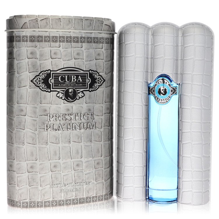 Prestige Platinum by Cuba 3.0 Oz Eau De Toilette for Men
