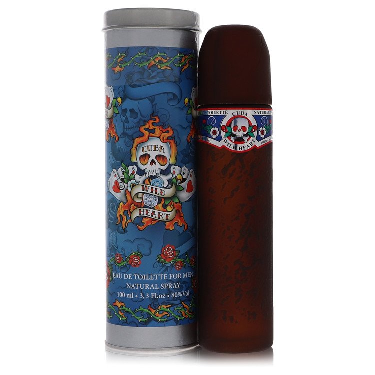 Cuba Wild Heart by Fragluxe 3.4 Oz Eau De Toilette Spray for Men