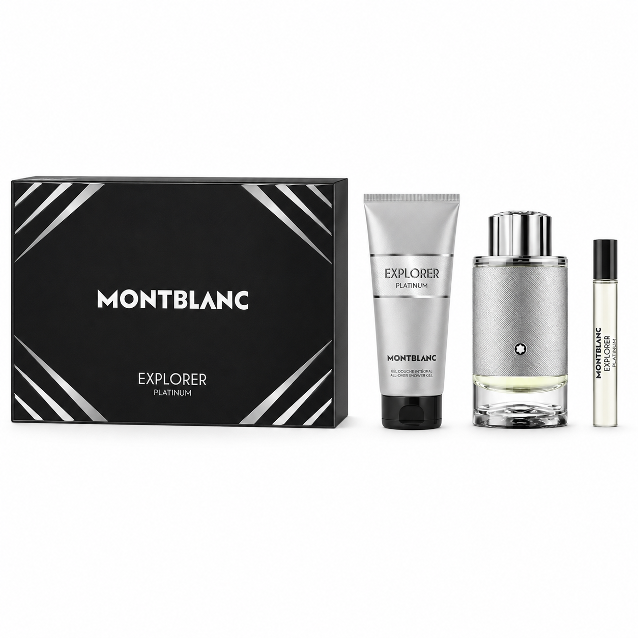 Mont Blanc Explorer Platinum 3 pc Gift Set for Men