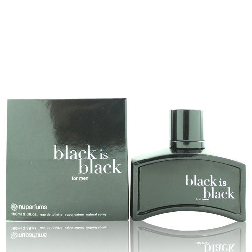 Black Is Black By Nuparfums Cologne 3.3 Oz Eau De Toilette Spray For Men - Box