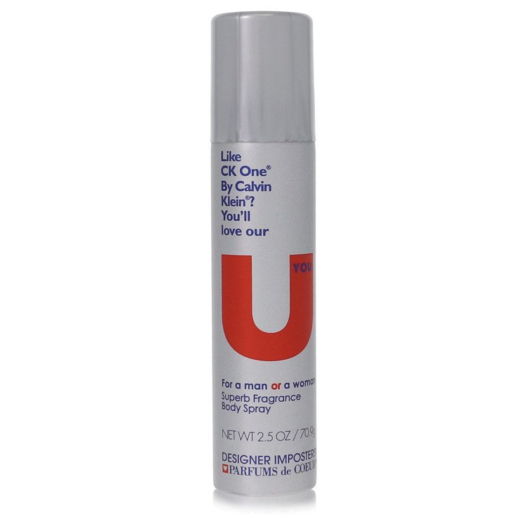 Designer Imposters U You by Parfums De Coeur 2.5 Oz Deodorant Body Spray (unisex) for Women