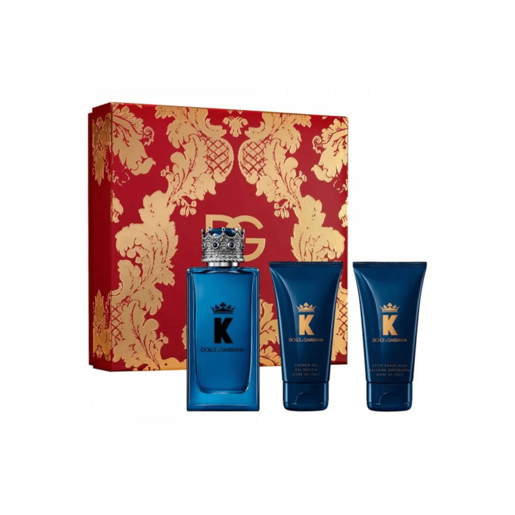 K 3.3, Asb Sg by Dolce & Gabbana 1.7 Oz Eau De Parfum Spray for Men 3 Pc Set