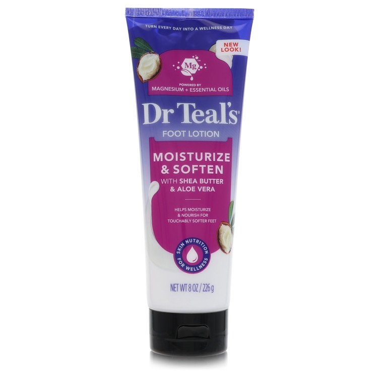 Dr Teal's Pure Epsom Salt Foot Cream by Dr Teal's 8 Oz Pure Epsom Salt Foot Cream With Shea Butter & Aloe Vera & Vitamin E for Women