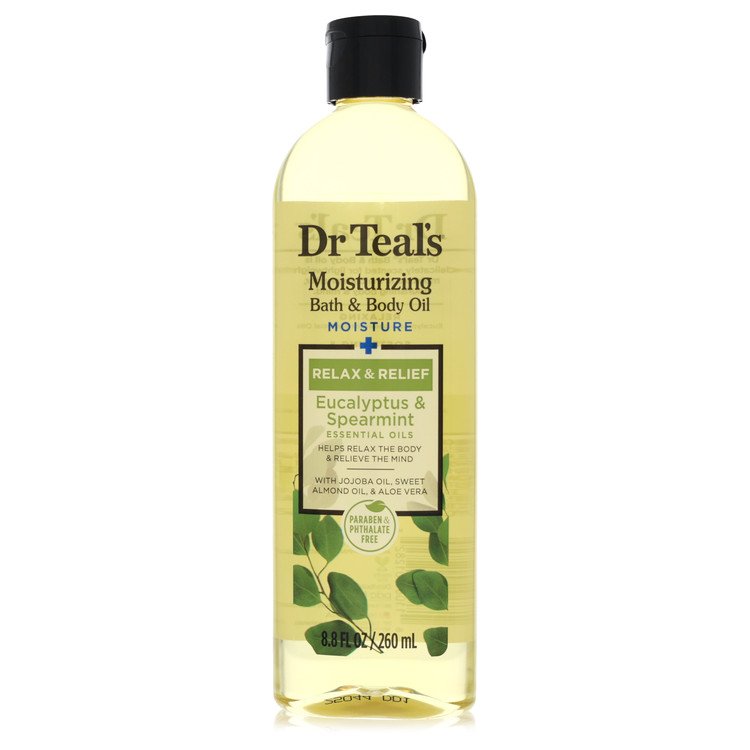 Dr Teal's Bath Additive Eucalyptus Oil by Dr Teal's 8.8 Oz Pure Epson Salt Body Oil Relax & Relief With Eucalyptus & Spearmint for Women