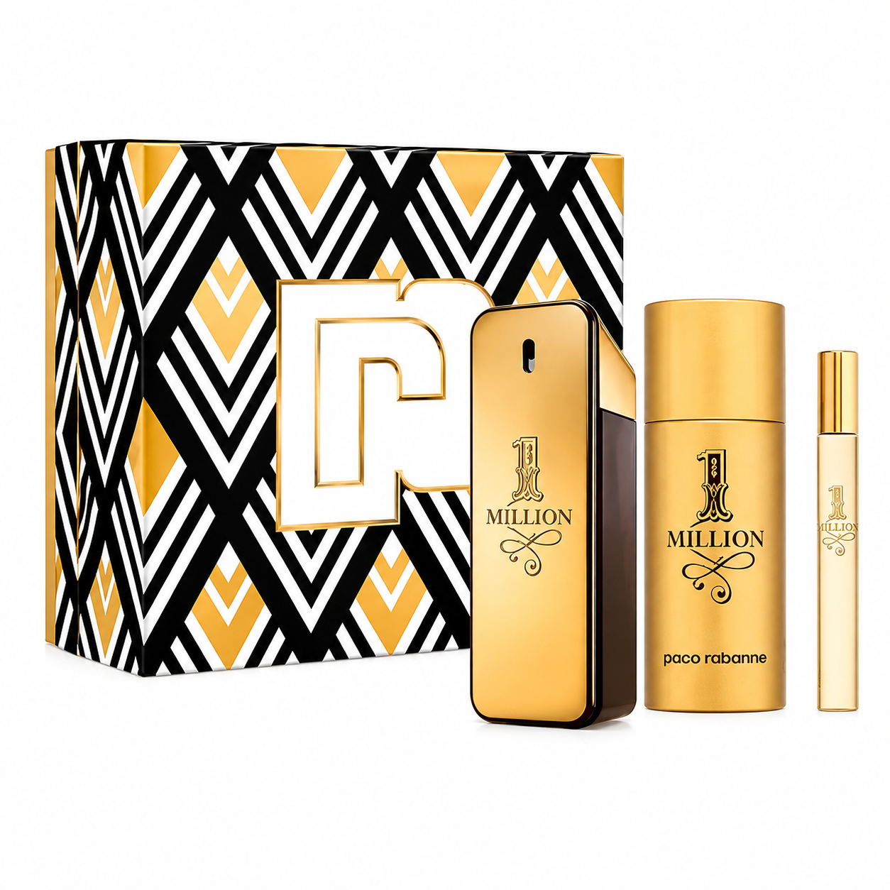 Paco Rabanne 1 Million Elixir 3 pc Gift Set for Men
