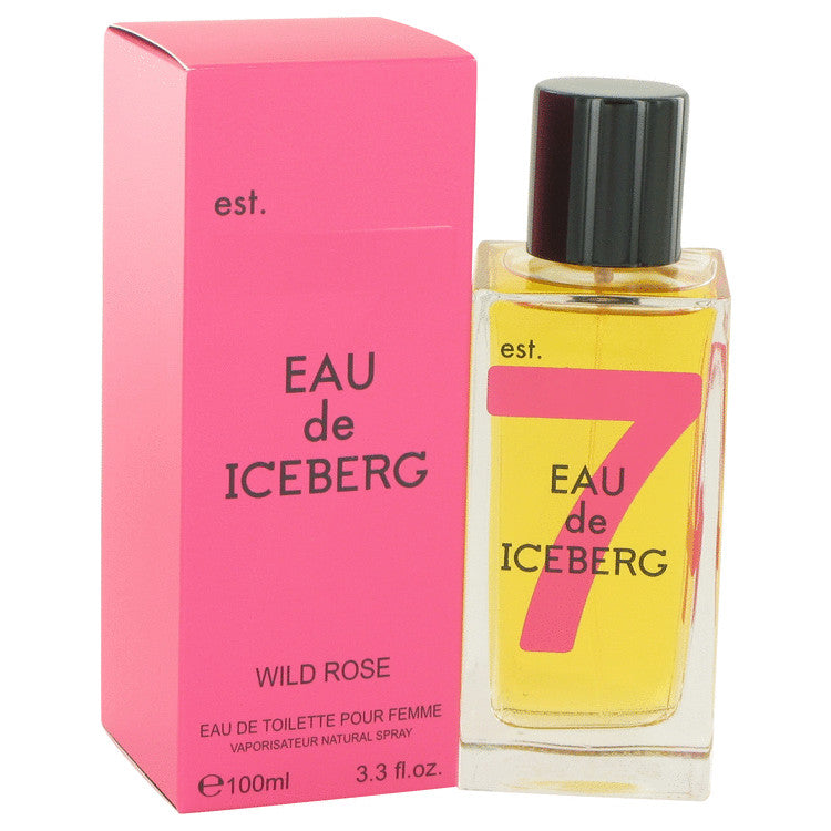 Eau De Iceberg Wild Rose by Iceberg 3.4 Oz Eau De Toilette Spray for Women