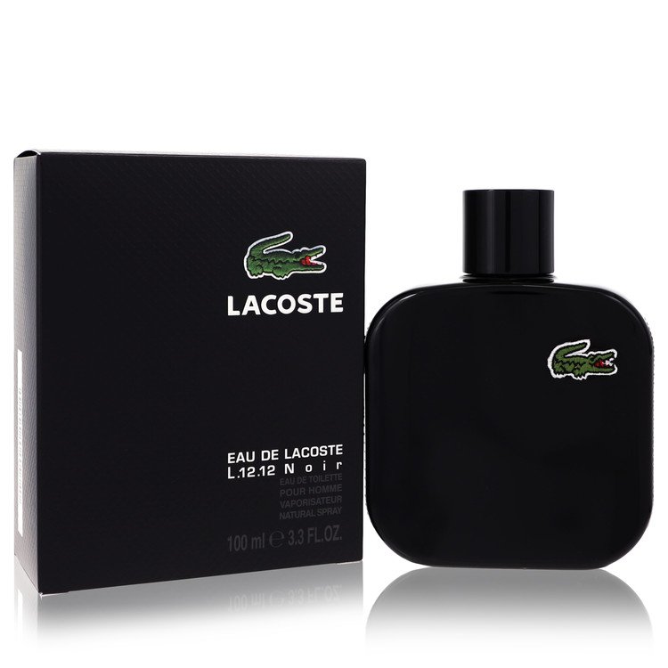 Lacoste Eau De Lacoste L.12.12 Noir by Lacoste 3.3 Oz Eau De Toilette Spray In Box for Men