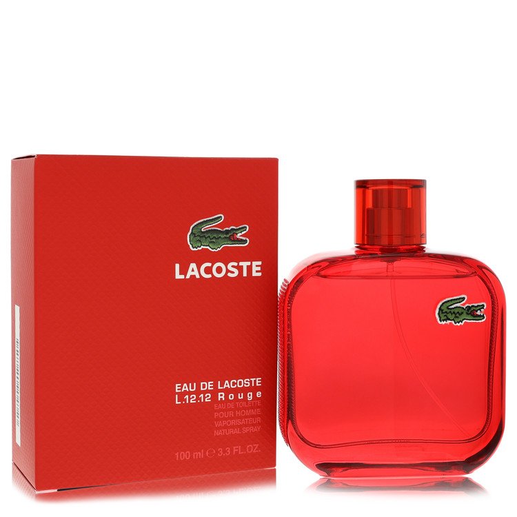 Lacoste Eau De Lacoste L.12.12 Rouge by Lacoste 3.3 Oz Eau De Toilette Spray for Men