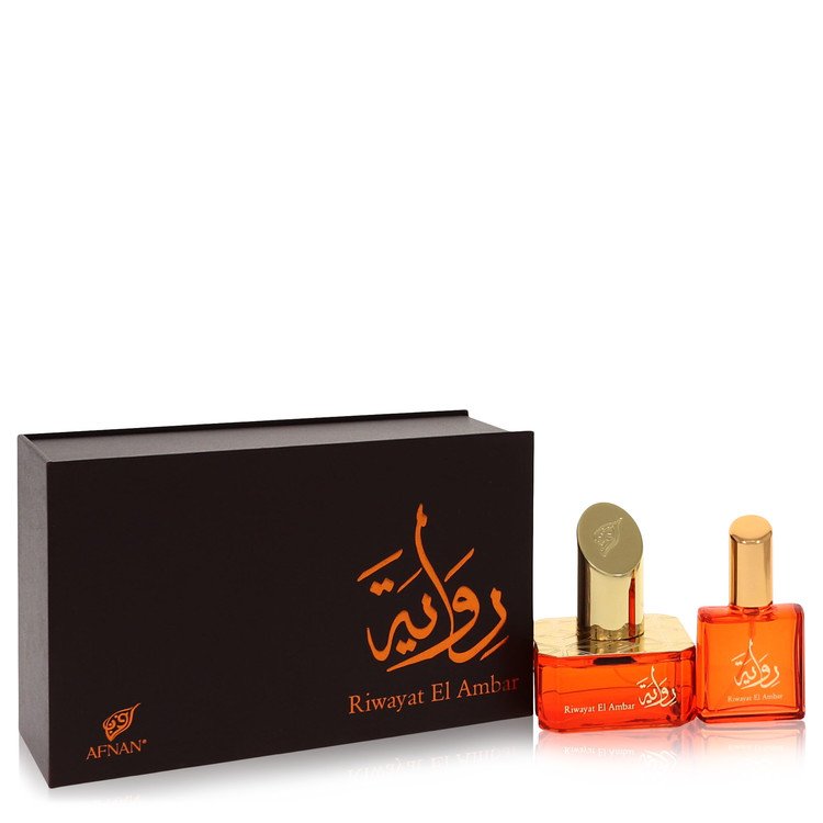 Afnan Riwayat El Ambar 2Pcset 1.7 Oz Eau De Parfum Spray / .67 Eau De Parfum Spray .. By Afnan For Unisex