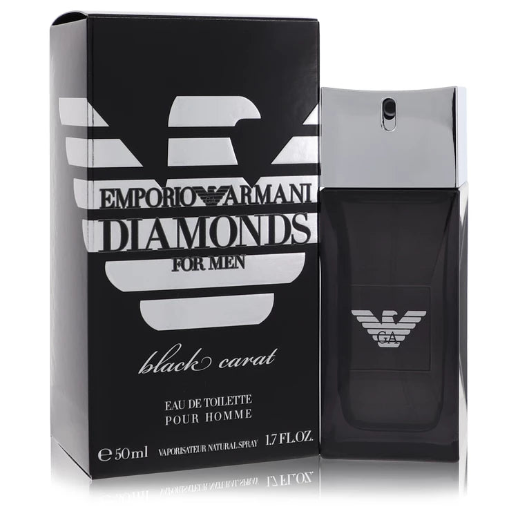 Emporio Armani Diamonds Black Carat by Giorgio Armani 1.6 Oz Eau De Toilette Spray for Women