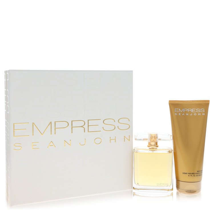 Empress by Sean John 3.4 Oz Gift Set - Eau De Parfum Spray + 6.7 Oz Body Cream for Women